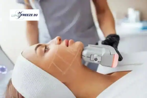 image of HIFU Buckingham treatment in progress.