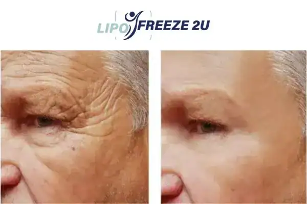 Mens before and after Morpheus 8 Buckingham results.